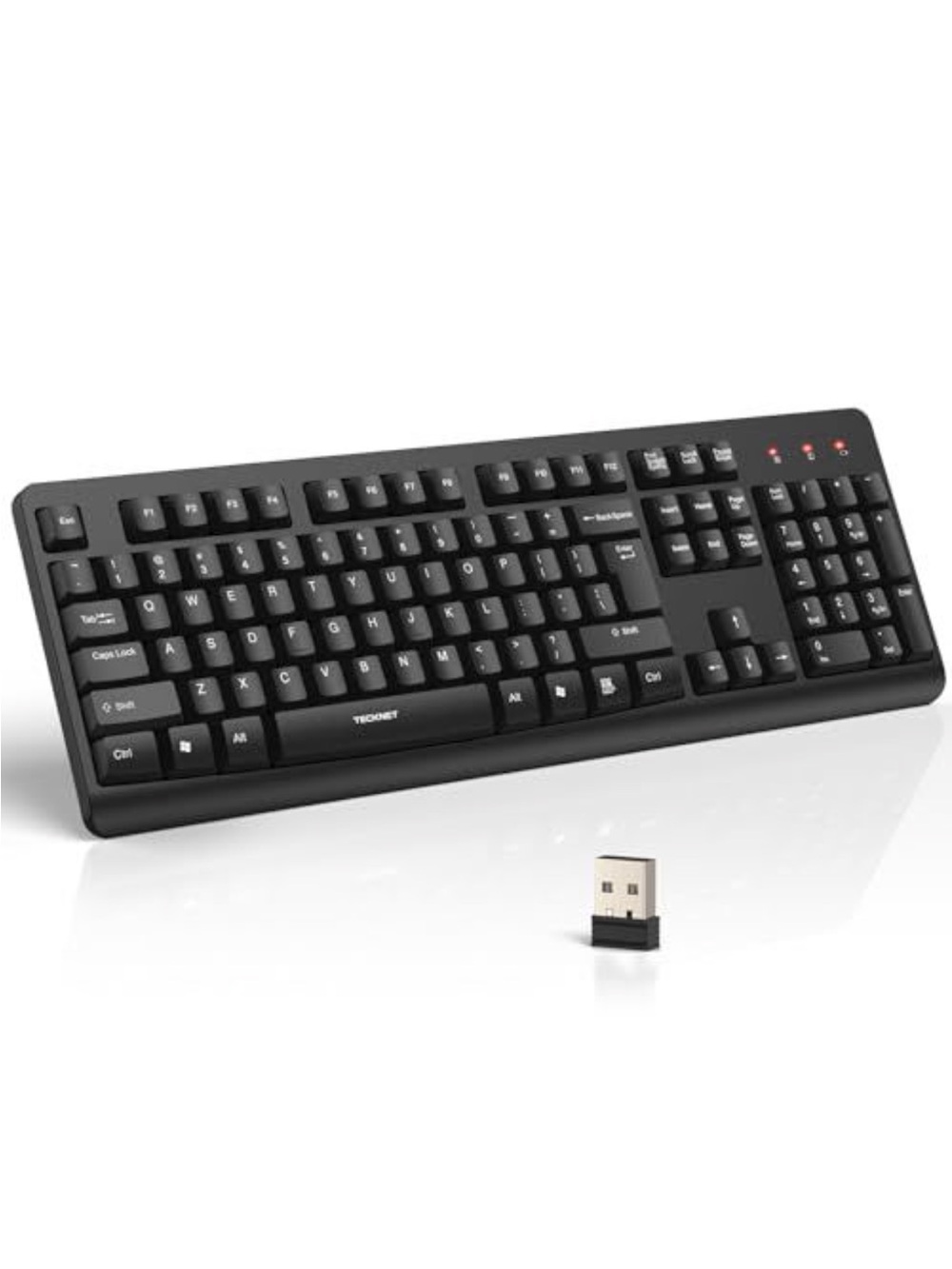 Wireless Black USB Keyboard